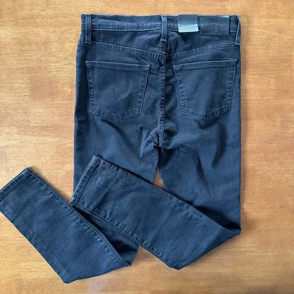 NWT FRYE Denim Jean—Addie Skinny Mid-Rise in Black. Size 28 - Picture 4 of 5
